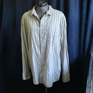 john rocha  men’s button down shirt XL